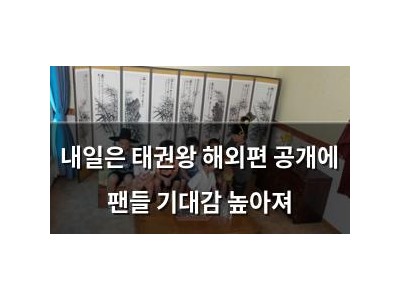내일은 태권왕 해외편 공개에 팬들 기대감 높아져