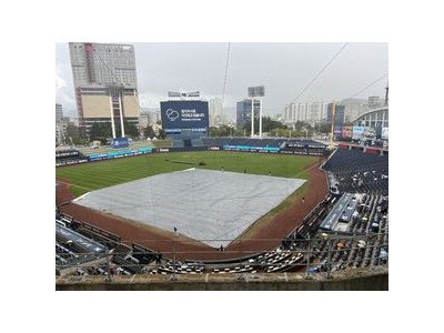 창원NC파크 폭우로 경기 연기 결정