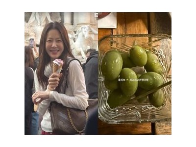 고현정 로마에서의 일상 공개에 팬들 환호